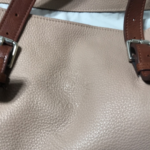 Pittards Soho Carryall leather totewith adjustable straps. Made in England. EUC - Picture 6 of 9